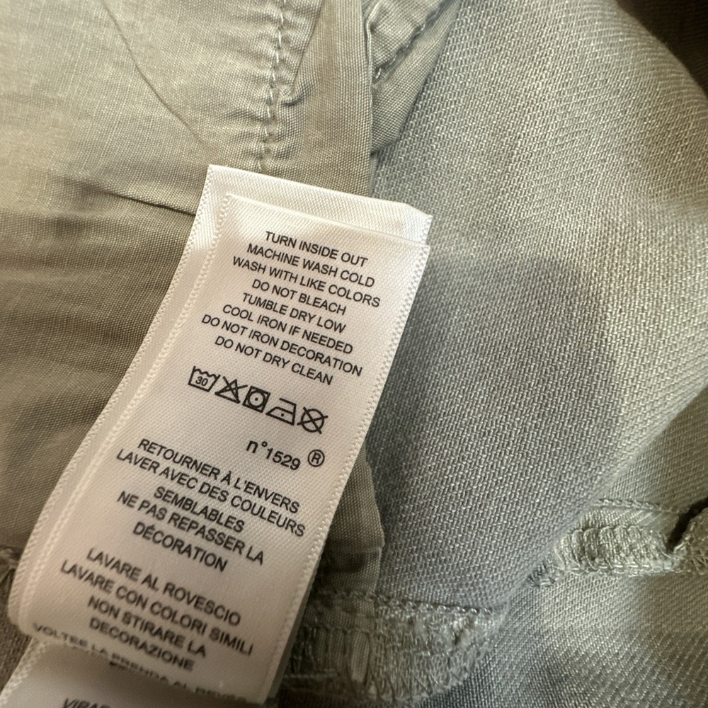 Lauren Ralph Lauren Regal Straight Crop Jeans Khaki Brown High Rise Size 16 - Picture 6 of 16